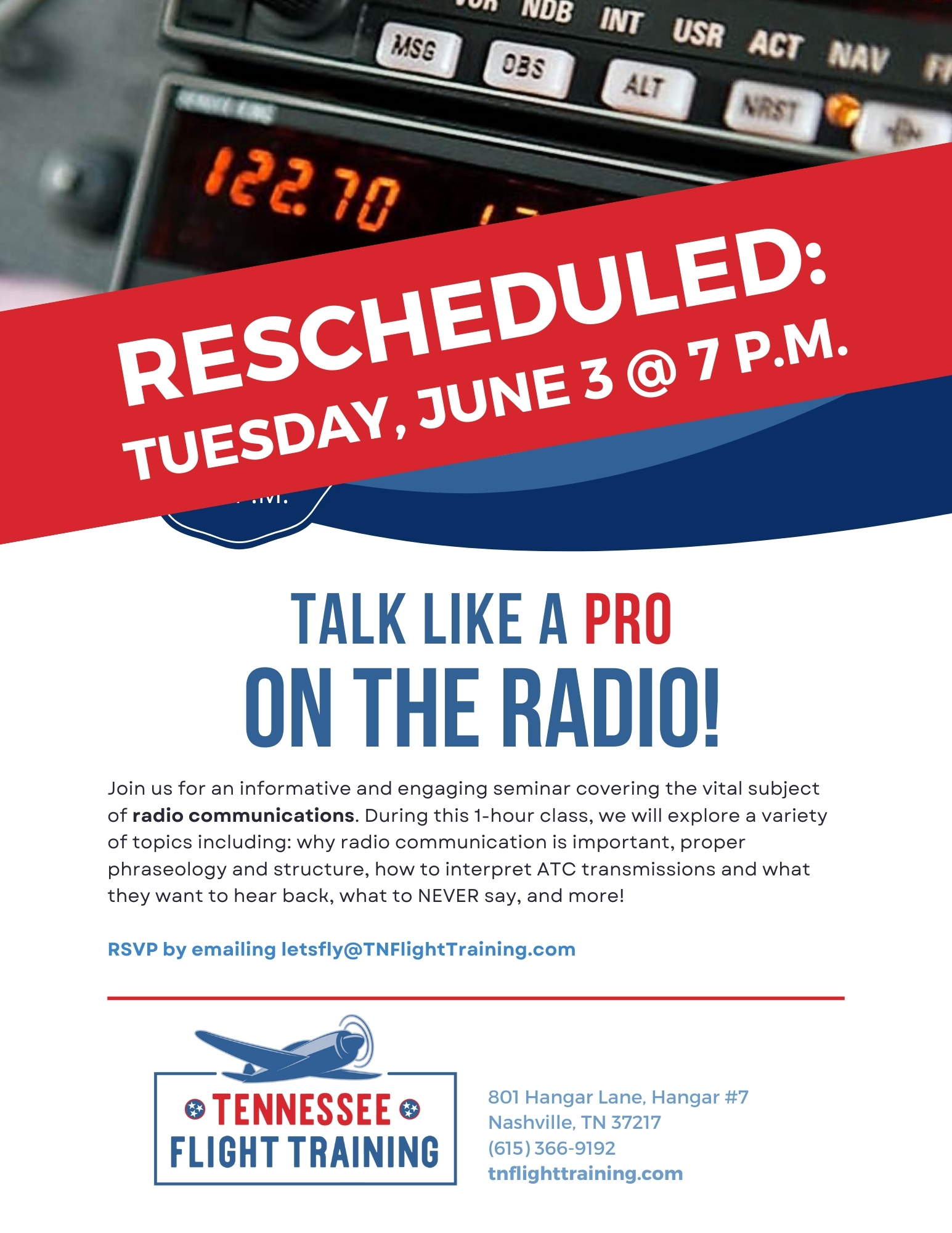 Talk Like a PRO on the Radio-rescheduled